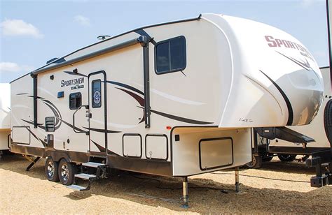 33'9" 2018 K-Z RV Sportsmen 281BHK Fifth Wheel Exterior Front 3-4 Door Side | Fifth wheel ...