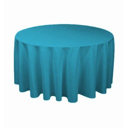 LinenTablecloth 120-Inch Round Polyester Tablecloth Caribbean | Affordable table, Table cloth ...