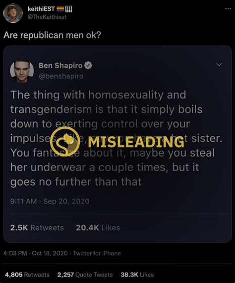 Did Ben Shapiro Tweet About a 'Hot' and 'Beautiful' Sister? | Snopes.com