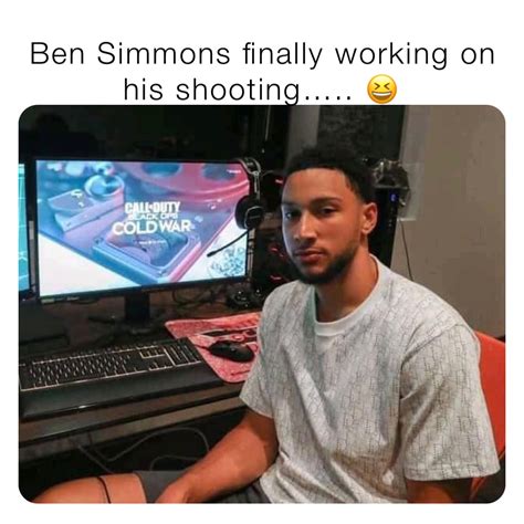 Ben Simmons finally working on his shooting….. 😆 | @gregbarnet271601519769 | Memes