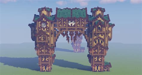 Fantasy Gate Structure Minecraft Map