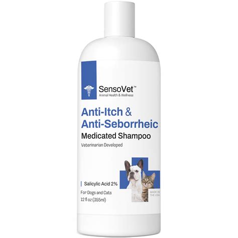 Anti-Seborrheic & Anti-Itch Relief Shampoo for Dogs & Cats - 12oz – SensoVet