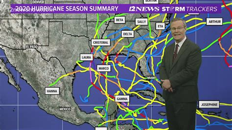 2021 Hurricane Season Map