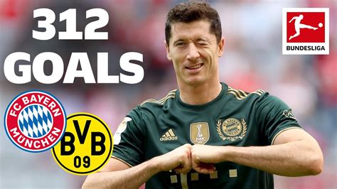 One of the Greatest: ROBERT LEWANDOWSKI - ALL 312 GOALS EVER - YouTube