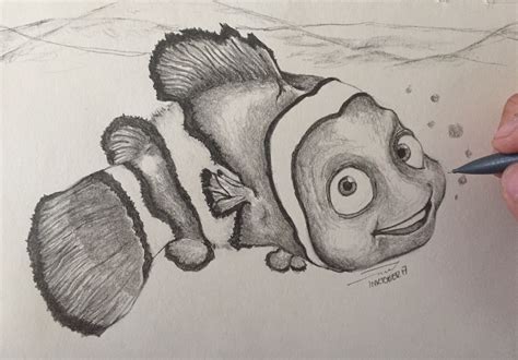 nemo pencil drawing #nemo #findingnemo #cartoon #art #pencil #pencildrawing