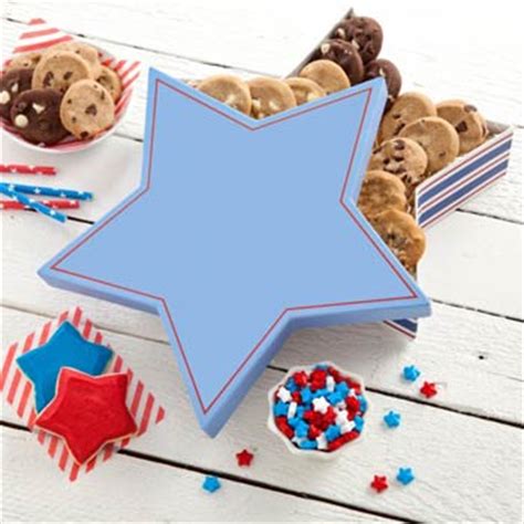 Patriotic Gift Baskets - Mrs. Fields American Cookie Gift Box