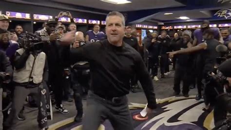 John Harbaugh goes viral for his dance moves after Ravens' win