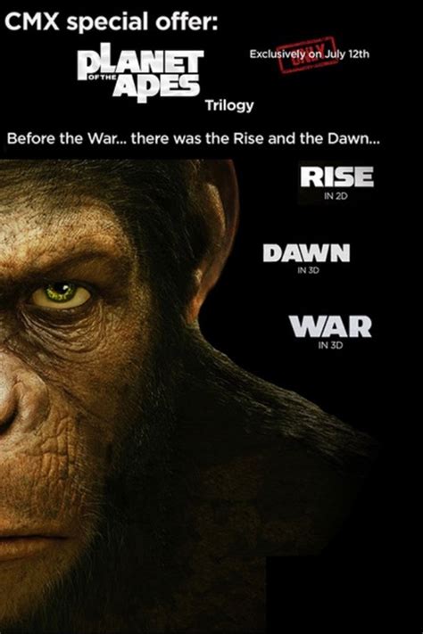 Planet of the Apes Trilogy - CMX Cinemas