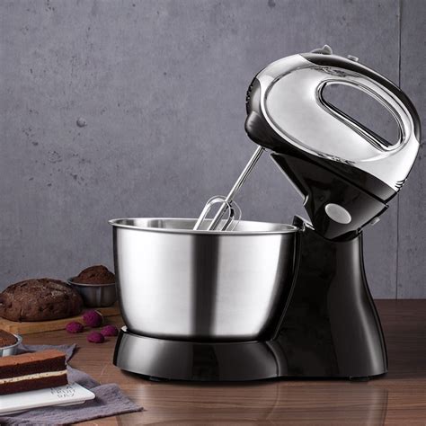 61% OFF 200W 5-Speed kitchen Dough Hooks Beaters Stand Mixer | Stainless steel bowl, Stainless ...