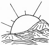 Coloring Pages Sunrise At GetColoringscom  Free Printable Colorings sketch template