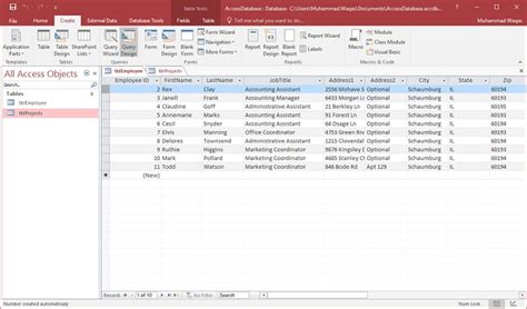 MS Access - Query Data