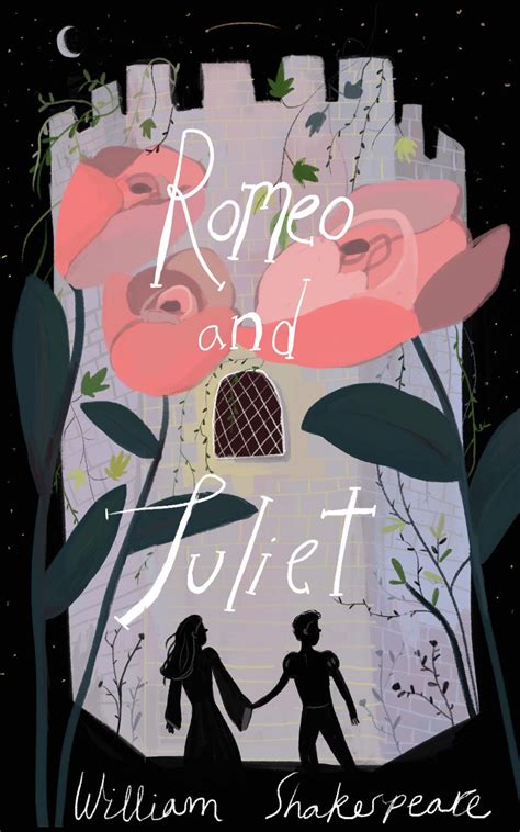 Book cover design for Romeo & Juliet | Romeo and juliet poster, Book ...