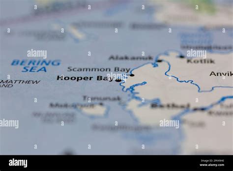 Hooper bay on a map hi-res stock photography and images - Alamy