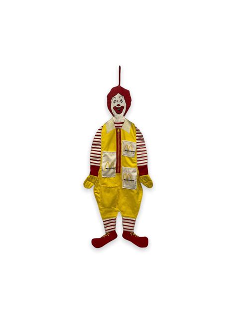 Vintage Ronald Mcdonald Cotton Wall Decoration With 3 Small - Etsy