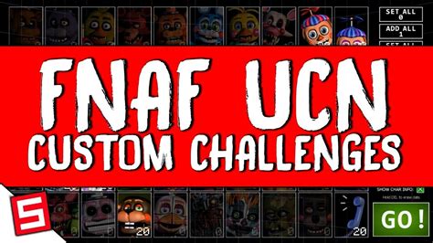 EZ Challenge Point - FNAF Ultimate Custom Night - FNAF UCN Custom Challenges (Part 1) - YouTube