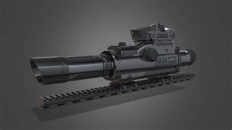 Sci-fi Sniper Scope - 3D model by sanchello [dc5d1a2] - Sketchfab