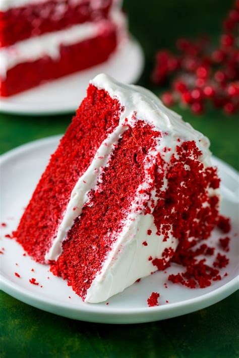 Red Velvet Cake with Cream Cheese Frosting - Baker by Nature