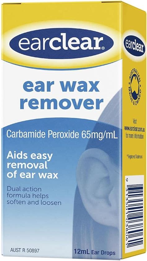 Ear Clear Ear Drops For Wax Removal 12ml : Amazon.ca: Everything Else