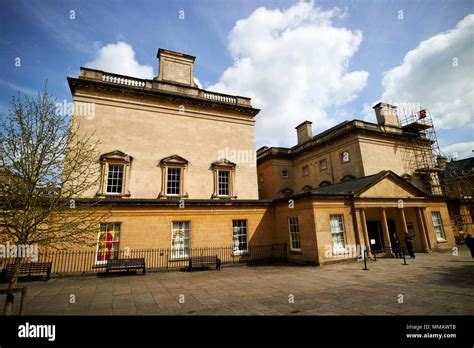 Bath Assembly Rooms including fashion museum Bath England UK Stock ...