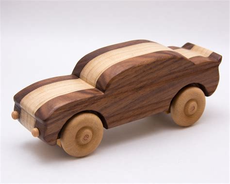 Muscle Car (M0004) Handmade Wooden Toy Vehicle / Car by Springer Wood Works