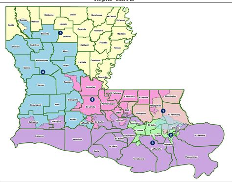 7 maps the Louisiana Legislature will consider for new congressional districts • Louisiana ...