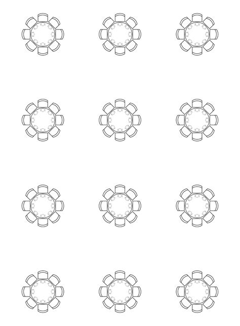 Round Table Seating Chart For 8 - Infoupdate.org