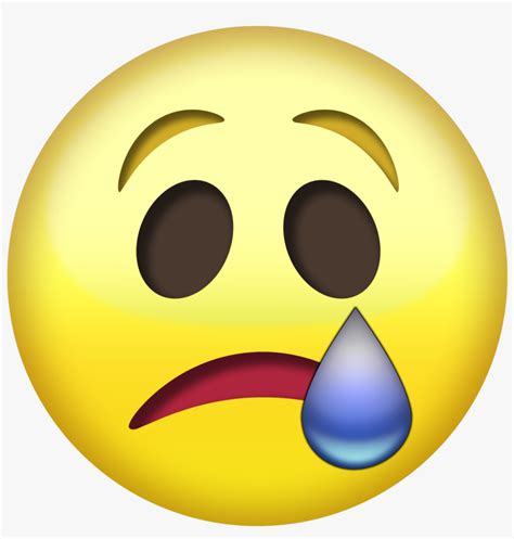 Sad Emoji Png Transparent - Stickers Sad Para Whatsapp Transparent PNG - 1000x824 - Free ...