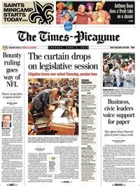 Civic Leaders, Businesses Protest 'Times-Picayune' Cutbacks 06/06/2012