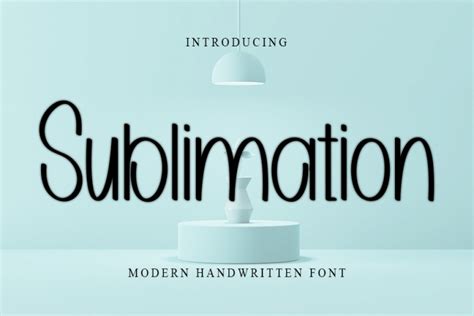 Sublimation FONT Download