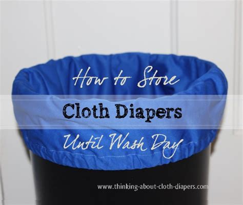 Cloth Diaper Pail - Storage Methods for Cloth Diapers