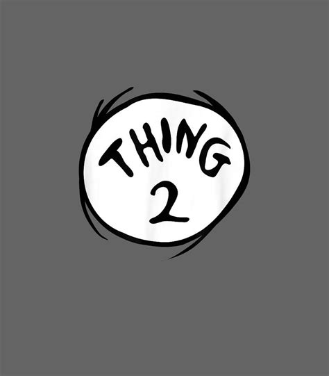 Dr Seuss Thing 2 Emblem RED Digital Art by Lylek Maury - Fine Art America