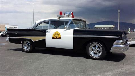 Utah Highway Patrol 1958 Ford Fairlane | Police cars, Old police cars ...