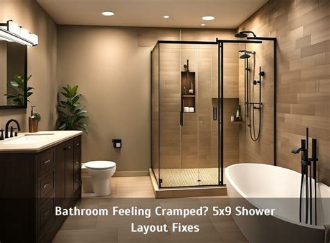 Bathroom Feeling Cramped? 5x9 Shower Layout Fixes - Corley Designs