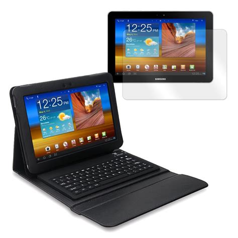 Bluetooth Keyboard Folio with Screen Protector for Samsung Galaxy Tab 10.1" Tablet - Walmart.com ...