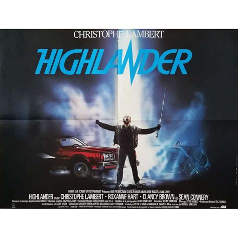 HIGHLANDER Movie Poster 23x32 in.