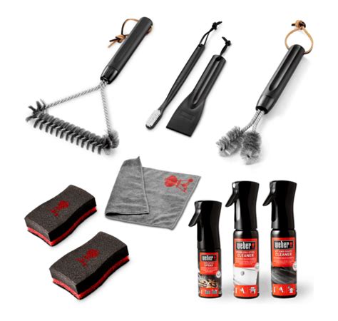 Weber BBQ Cleaning Tools-Kits- Grill Brushes-Cleaners- Sponges ...