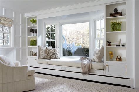 45 Bay Window Ideas with Modern Interior Design ~ Matchness.com | Window seat design, House ...