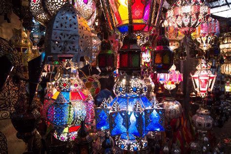 The souks of the Marrakech medina, Morocco