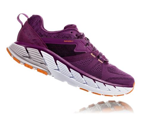 Hoka One One Stability Running Shoes Purple / Light Gold - Women's Hoka ...