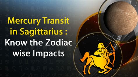 Mercury transit in Sagittarius : These Zodiac Signs Will Go Through Some Major Changes!