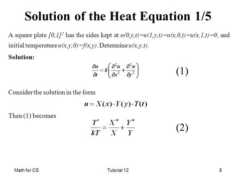 Heat Equation Derivation