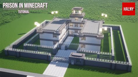 Prison in Minecraft - building tutorial - YouTube