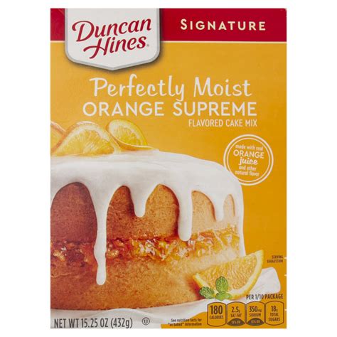 Duncan Hines Orange Supreme Cake Mix 432g Online at Best Price | Cake ...