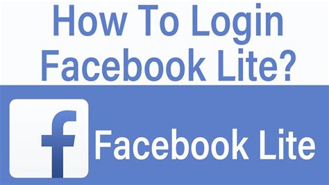 Facebook Lite Login 2021 | Facebook Lite App Login Help | Facebook Lite ...