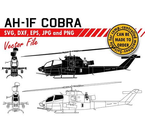 Cobra Helicopter Drawing