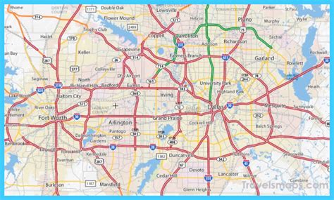 Map of Dallas–Fort Worth - TravelsMaps.Com