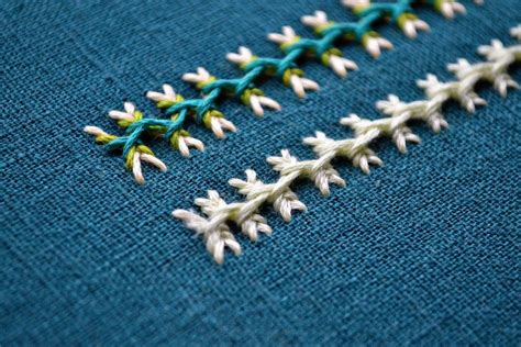 Tutorial: Herringbone stitch variation 3 - Pumora - all about hand ...