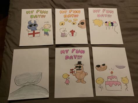 so i decided to recreate the fnaf 1 kids’ drawings :D | Fandom