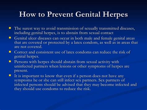 About Genital Herpes