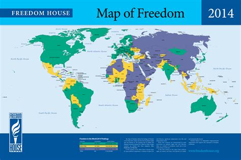 Map of Freedom in the World, 2014 beckett360: ... - Maps on the Web